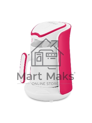 Электрическая турка Kitfort КТ-7133-1, розовый/белый, исп. кофе - молотый, 0.35 л, 600 Вт