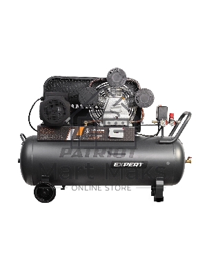 Компрессор Patriot KRX 580 L100 D, поршневой, ременной, масляный, 580 л/мин, 100 л, 10 бар, 3 кВт, 400 В