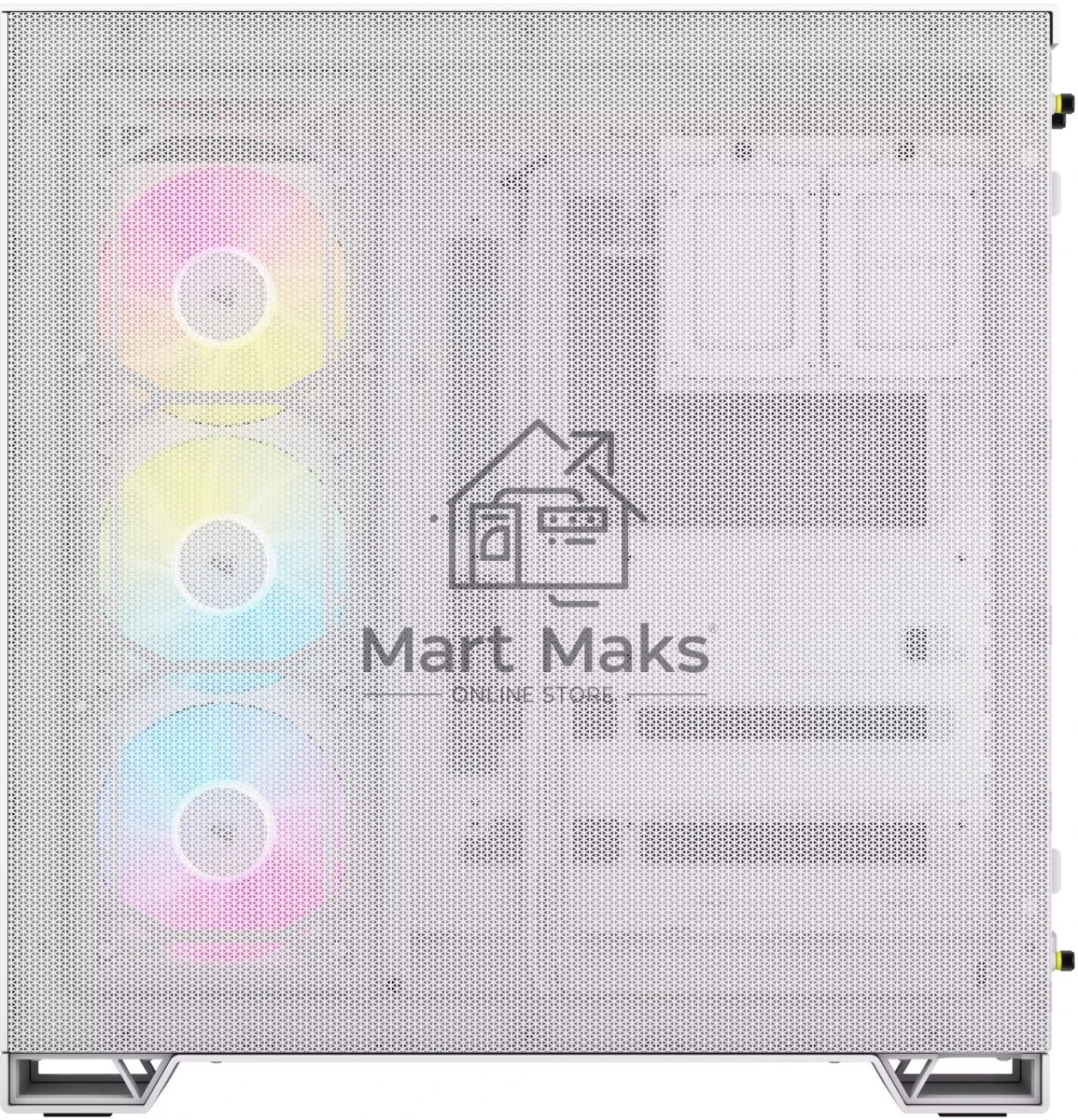 Компьютерный корпус без блока питания Case Corsair iCUE LINK 6500X RGB, Midi-Tower, TG, 3x120mm RGB, 4xUSB-A 3.2, 1xUSB 3.2 Type-C, E-ATX, ATX, mATX, mITX White