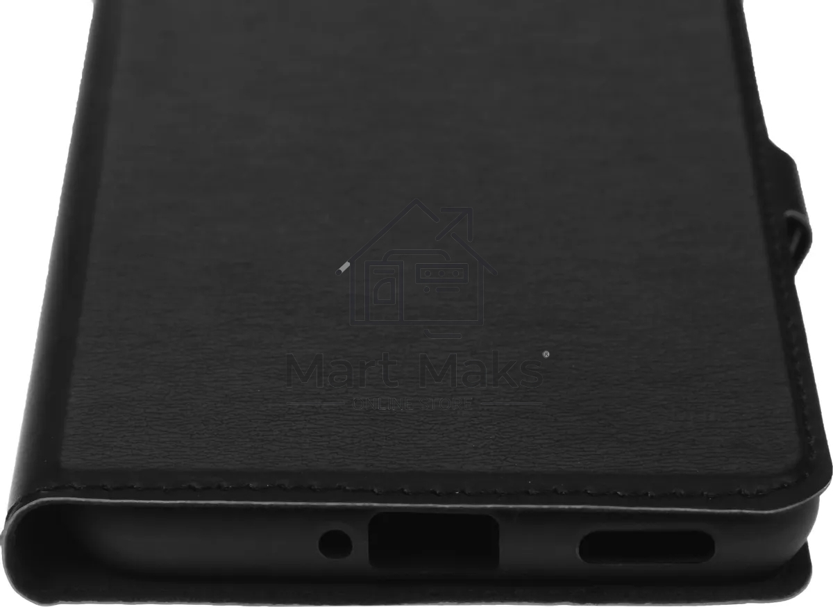 Чехол (флип-кейс) BoraSCO для Xiaomi Redmi Note 14 Pro + 5G Book Case черный (74720)