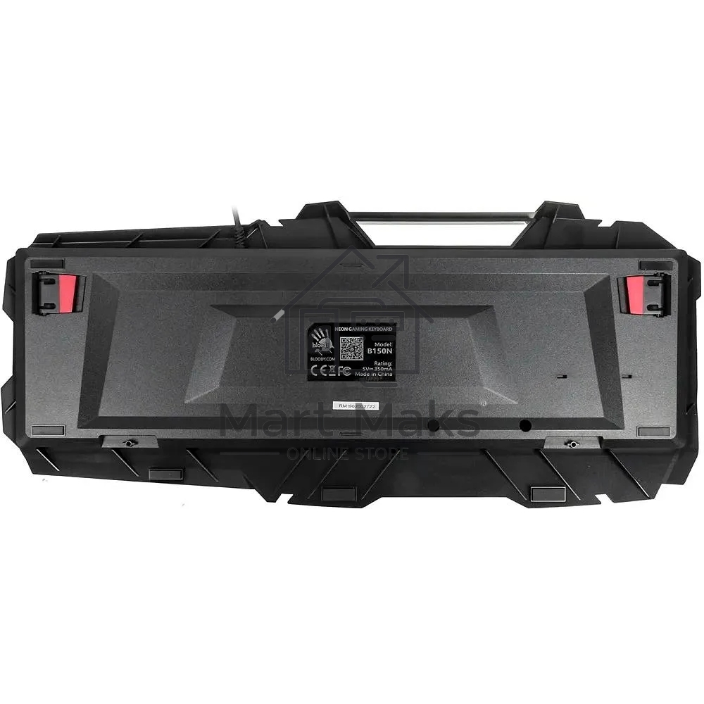 Клавиатура проводная A4tech B150N черный USB Gamer LED 1115067