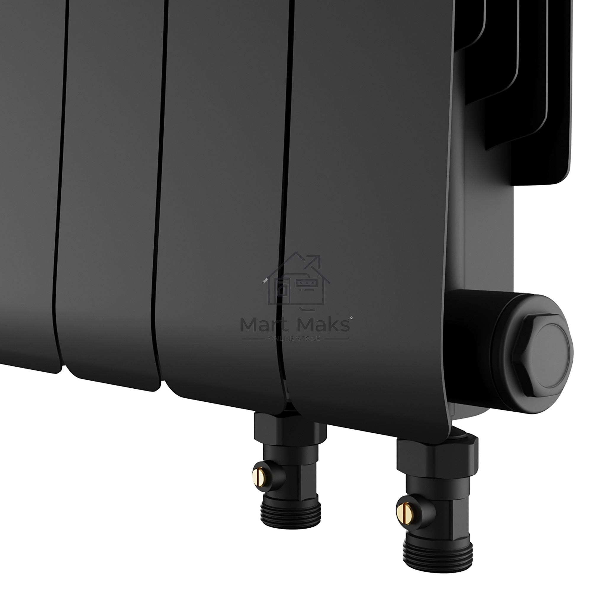 Радиатор биметаллический Royal Thermo Infinity 300 Noir Sable VR80 - 14 секц.