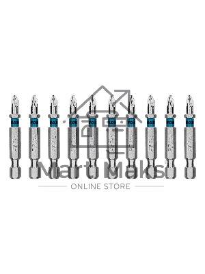 Бита Gross PZ1х50 мм, сталь S2, шестигр., 10 шт.