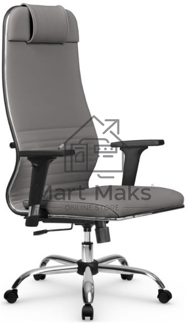 Кресло офисное Metta L 1m 38K2 z312516098 кожа MPES серый