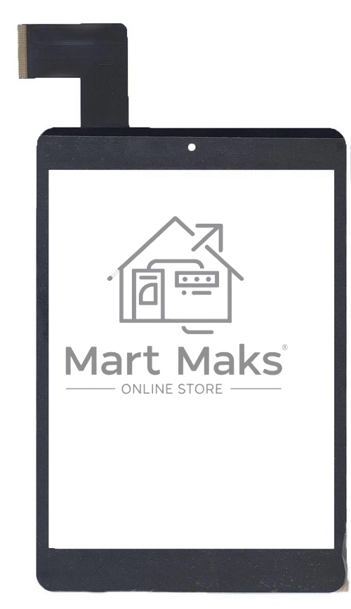 Сенсорное стекло (тачскрин) C196131F1-FPC808DR. черное