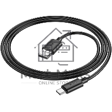 Кабель Hoco X88 Gratified TYPE-C USB (m)-USB Type-C (m) 1м черный
