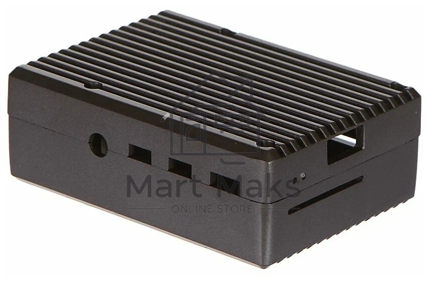 Корпус Qumo, Aluminum Case, Raspberry Pi 4B, Grey(RS018)