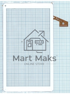 Сенсорное стекло (тачскрин) DH-1012A2-FPC062-V8.0, белое