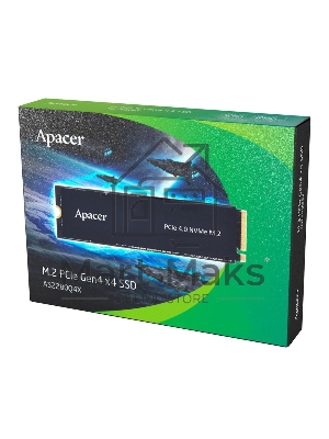 Накопитель SSD Apacer 2Tb, PCIe 4.0 x4, M.2 2280, NVMe, R/W 5000/4400, с радиатором