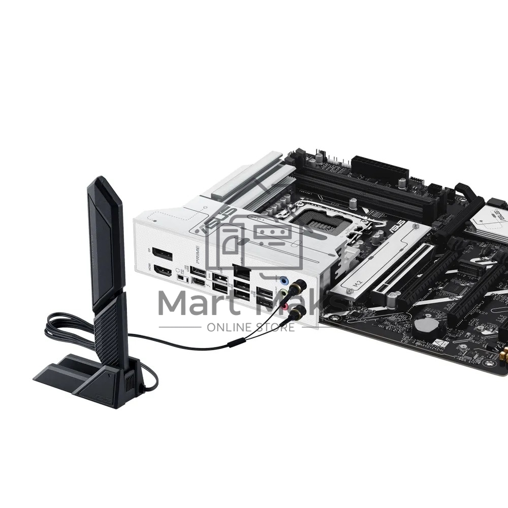 Материнская плата ASUS PRIME Z890-P WIFI, LGA 1851, Intel Z890, 4xDDR5, 4xSATA, 4xM.2, 1xPCIe 5.0 x16, 2xPCIe 4.0 x4, 1xPCIe 4.0 x1, 1xHDMI, 1xDP, 1xUSB-C (видеовыход), 2xUSB-A 3.2 Gen 1, 1xUSB-A 3.2 Gen 2, 4xUSB-A 2.0, 1xUSB-C Thunderbolt 4, 1x 2.5Gb LAN