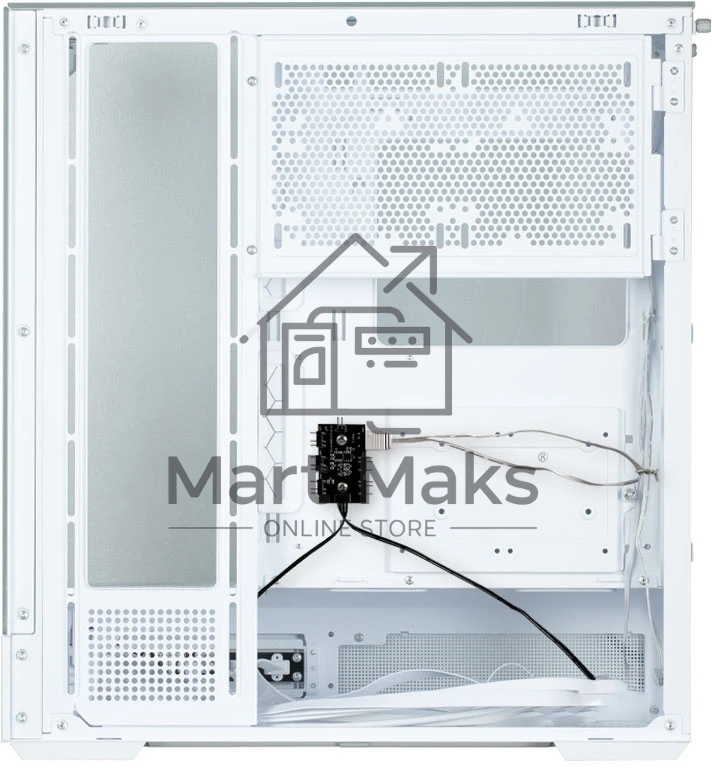 Компьютерный корпус ZALMAN P40 Prism, ATX, белый, WINDOW, 2x3.5