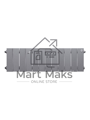 Радиатор биметаллический Royal Thermo PianoForte 200 Серебристый - 12 секц.