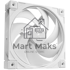 Вентилятор корпусной DeepCool FD12 WH V2 белый, 120 мм, 500-2500 об/мин, 32.32-35.66 дБ, 4 pin PWM, без подсветки