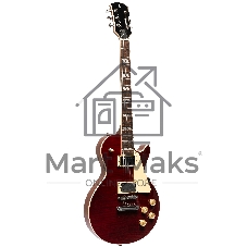 Электрогитара STAGG SEL-DLX W RED 6-ти струнная, цвет Wine Red