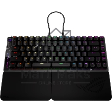 Клавиатура ASUS ROG Falcata Black гибридная, USB Type-A, Bluetooth, радиоканал, чёрный