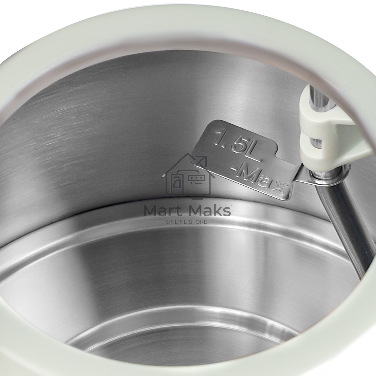 Чайник электрический Galaxy Line GL 0333, мятный, металл, 2200 Вт, 1,5 л