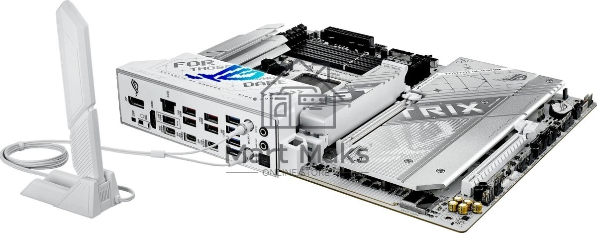 Материнская плата ASUS ROG STRIX X870-A GAMING WIFI, AM5, AMD X870, 4xDDR5, 2xSATA, 4xM.2, 1xPCI-E 4.0 x4, 1xPCI-E 5.0 x16, 1xHDMI, 1xDP, 1x 2.5Gb LAN, 4xUSB-A 3.2 Gen 1, 5xUSB-A 3.2 Gen 2, 1xUSB-C 3.2 Gen 2, 2xUSB4, 2x3.5 мм, 7.1, ATX