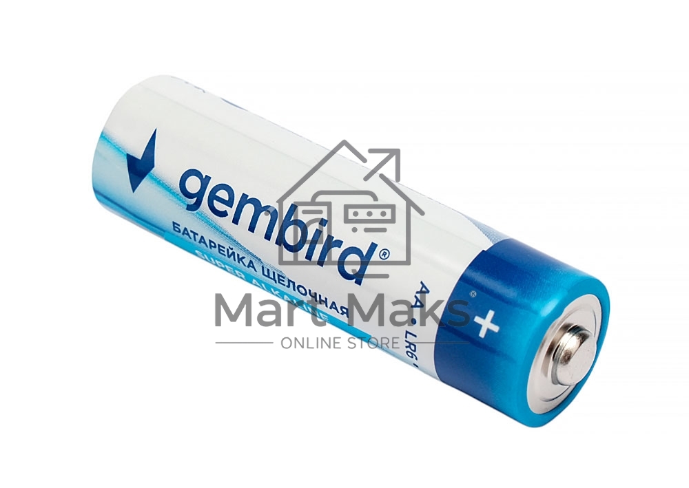 Батарейки щелочные/алкалиновые Gembird GB-LR6-20B, тип AA, 20шт, коробка
