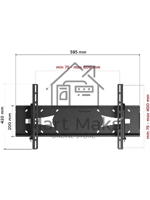 Кронштейн для телевизора Holder PTS-4006 черный 32