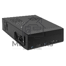 Компьютерный корпус Desktop ExeGate MI-208U2 (mini-ITX/mATX, без БП, 1хUSB+2хUSB 3.0, аудио, черный)