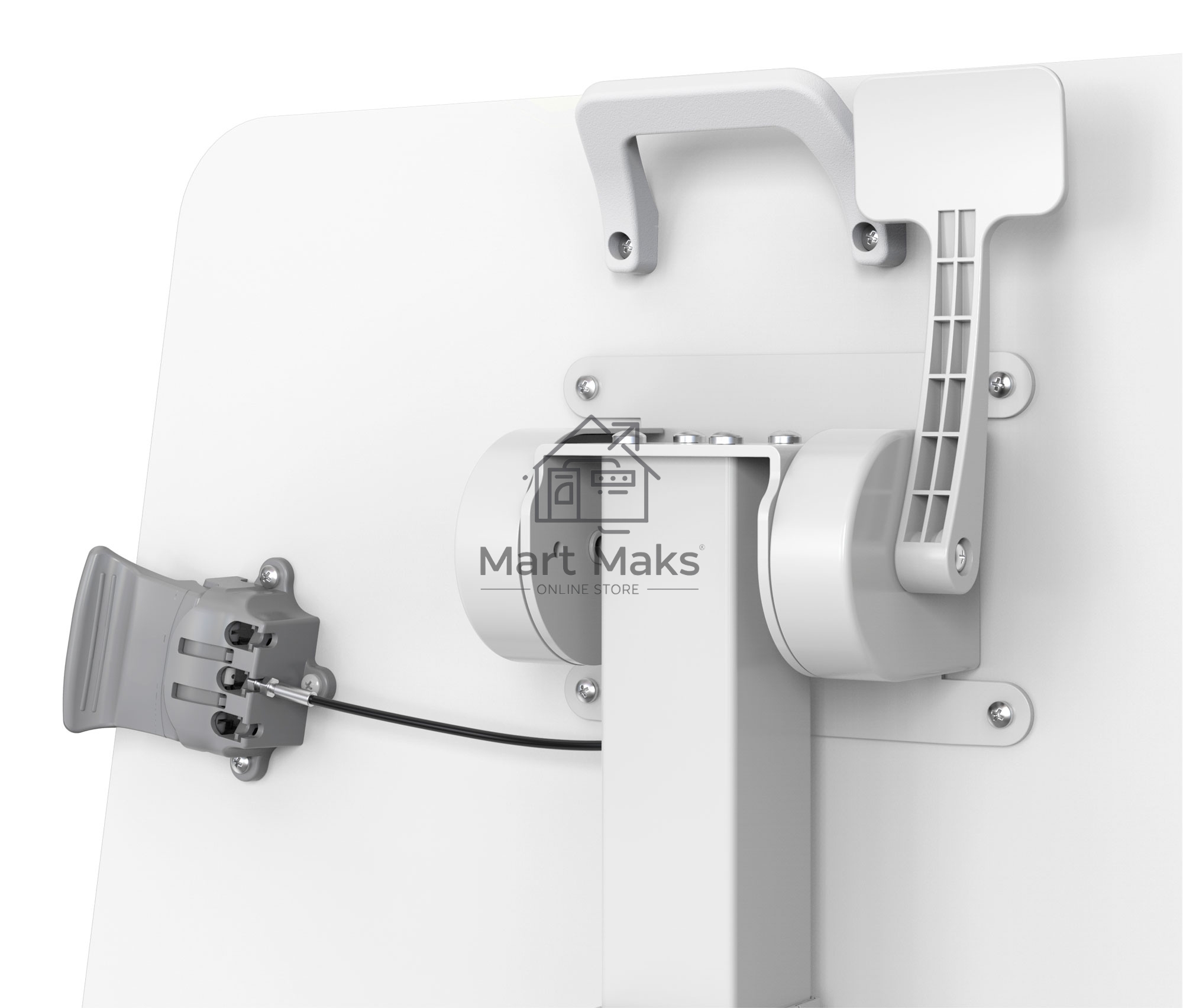 Стол для ноутбука Cactus VM-FDS109 столешница МДФ белый 73x50x108см (CS-FDS109WWT)