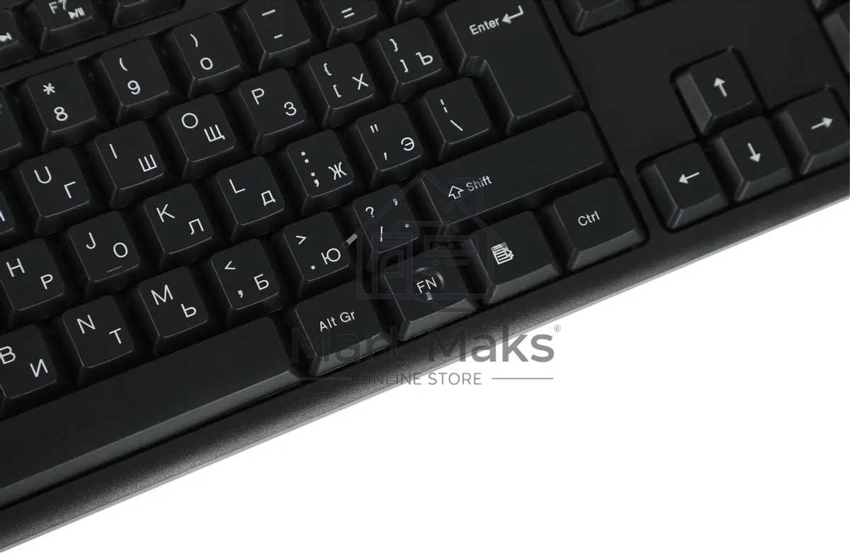 Клавиатура A4Tech KR-3 проводная, USB, черный