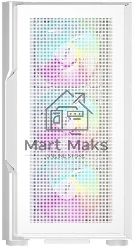 Компьютерный корпус 1STPLAYER TRILOBITE T7-P белый, ATX, 4x120мм LED fans