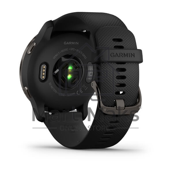 Смарт-часы Garmin Venu 2 AMOLED корп.черный рем.черный (010-02430-11)