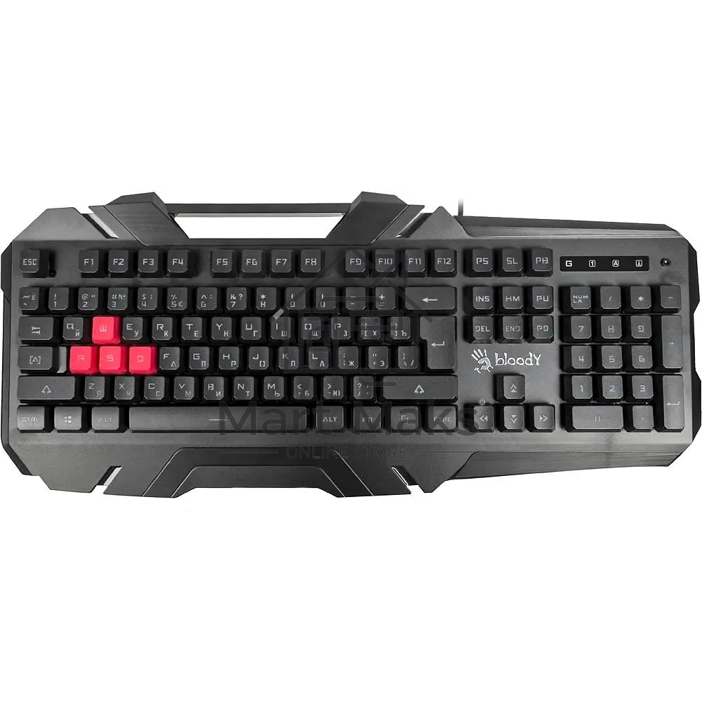 Клавиатура проводная A4tech B150N черный USB Gamer LED 1115067