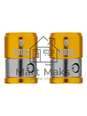 Магнитная насадка для бит Denzel 11737, для шестигранных бит, 2 шт