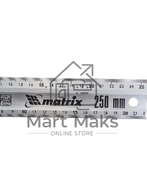 Угольник Matrix 250мм алюминиевый литой