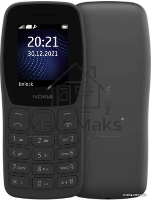Мобильный телефон Nokia 105 TA-1416 DS EAC2+ 4/4Mb черный