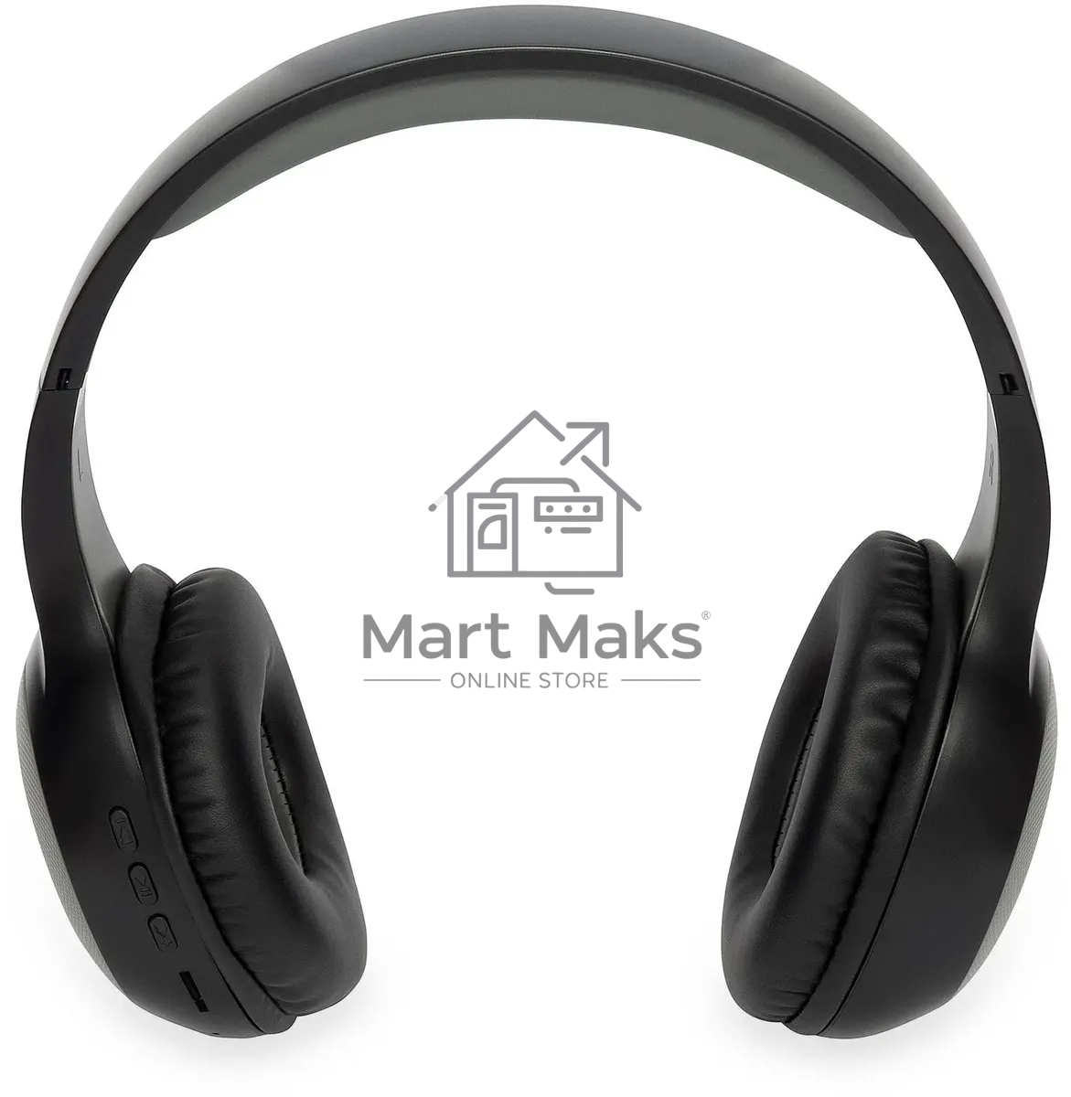 Гарнитура накладные Digma BT-15 черный/серый беспроводные bluetooth оголовье