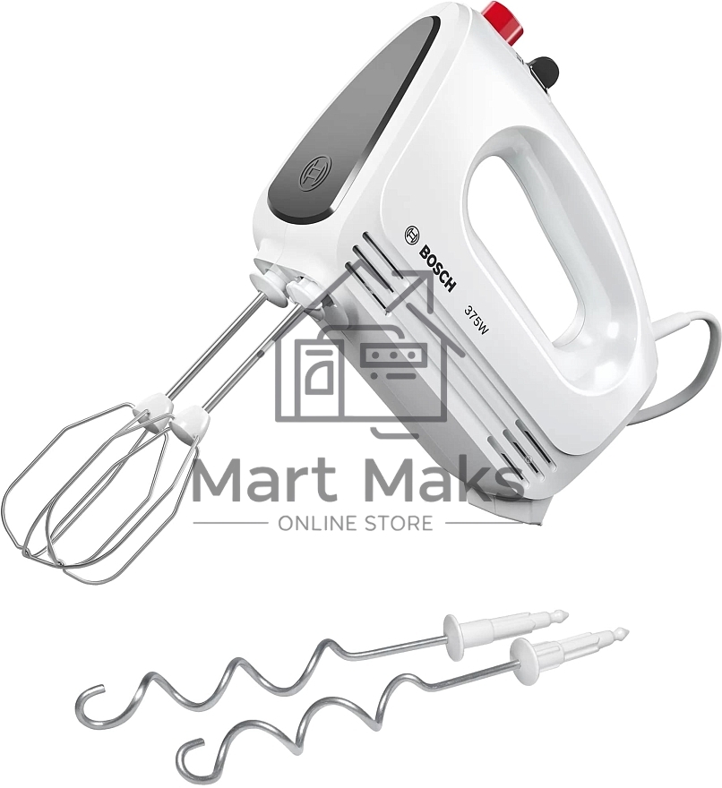 Миксер ручной Bosch MFQ22100S 375 Вт, белый