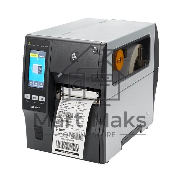 Принтер этикеток термотрансферный коммерческий Zebra TT ZT411 203 dpi, 356 мм/сек, USB, RS-232, Ethernet, USB Host, Bluetooth, серый/черный