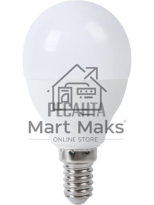 Лампа светодиодная Ресанта LL-R-G45-7W-230-3K-E14 шар, 7 Вт, тепл., Е14