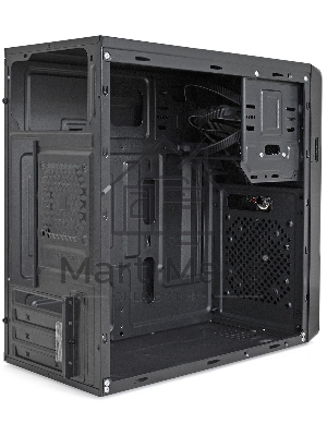 Компьютерный корпус Minitower ExeGate BA-309U2-UNS400 (mATX, БП UNS400 с вент. 12см, 1*USB+2*USB 3.0, HD аудио, черный)