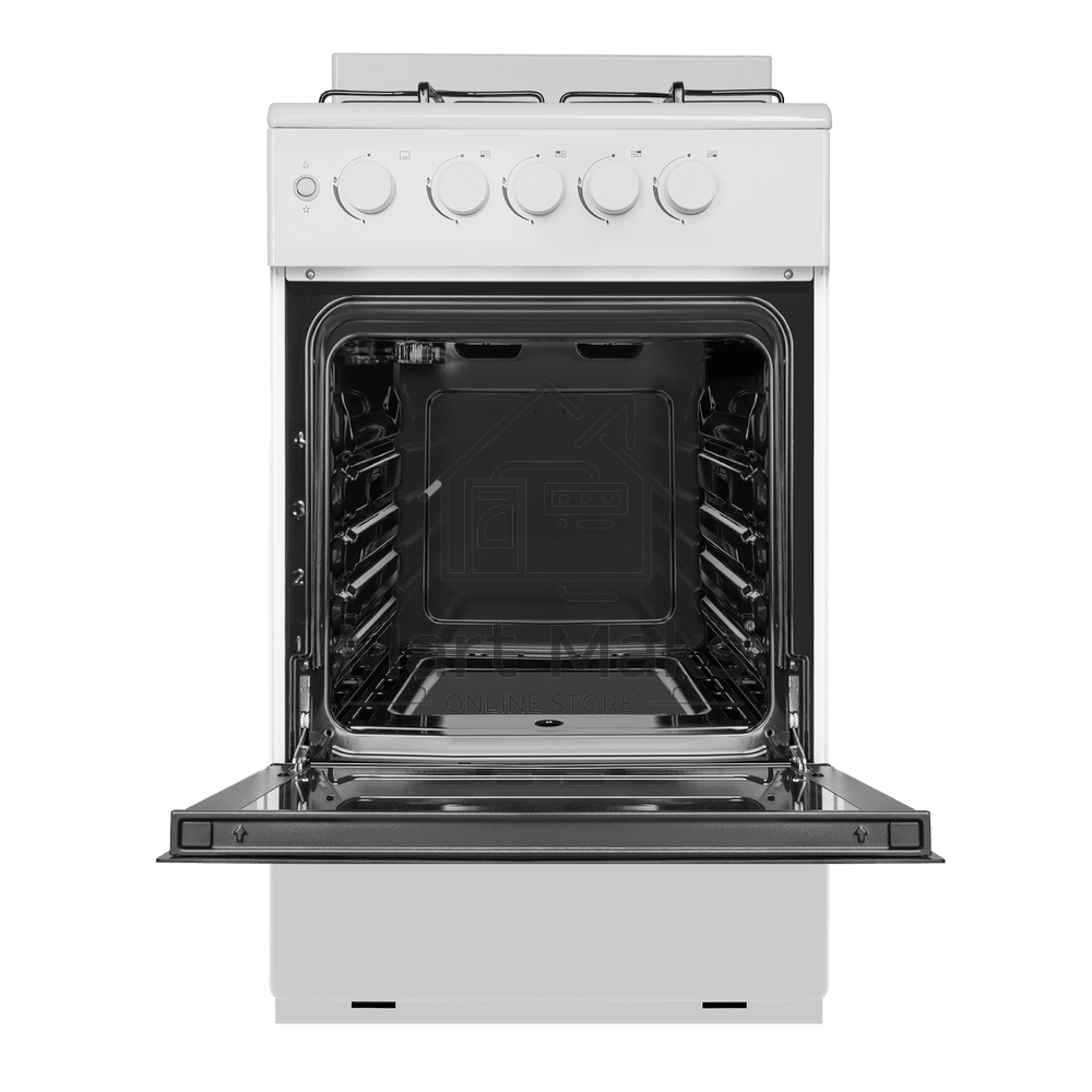 Плита газовая Maunfeld MGC50GEW08 белый, конфорок 4 шт, духовка 59 л, 50 см x 88 см x 65 см