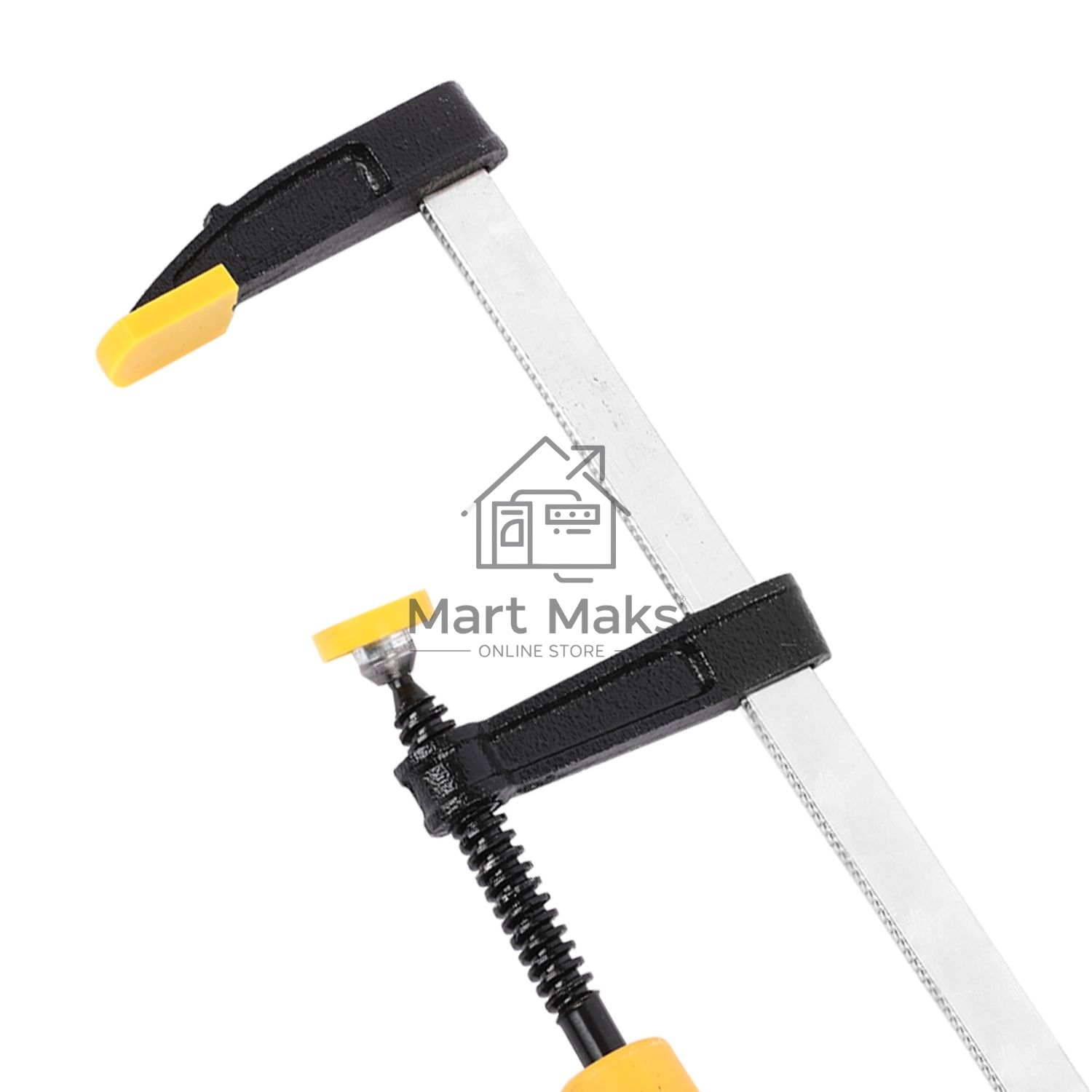 Струбцина F-образная Deli DL111250 500x120 мм, макс. усилие зажима 2000N, резьба 12мм