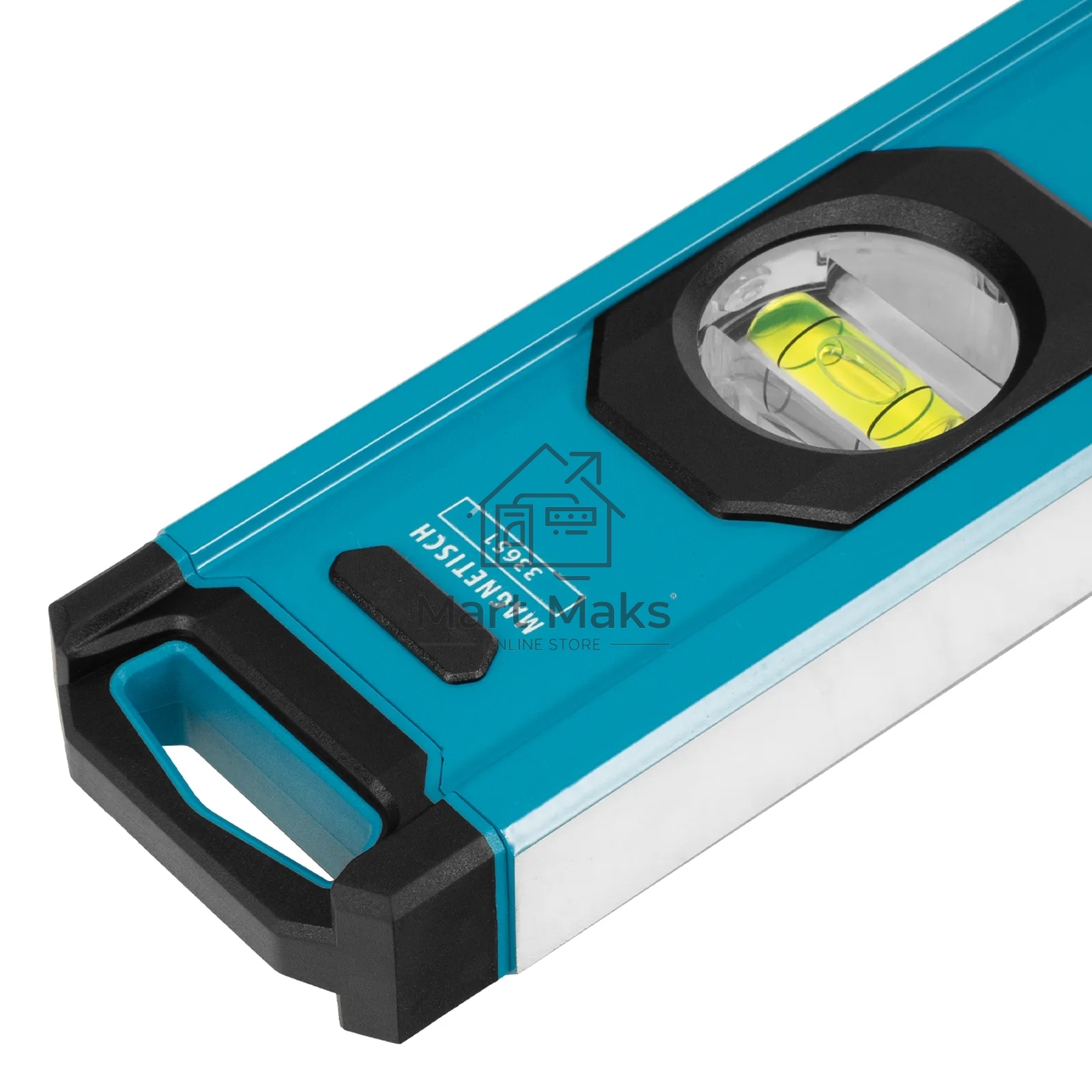 Уровень Gross 33651 алюминиевый, магнит., фрезерованный, 3 глазка, 0,5 мм/м, 600 мм