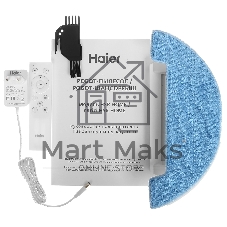 Робот-пылесос Haier HSR Home белый, 2600 мА*ч Li-Ion, уборка сухая/влажная, пылесборник контейнер 0.6 л