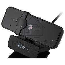 Веб-камера OKLICK OK-C21FH 1920x1080, 30 кадр/с, USB, микрофон (шумоподавление), крепление на мониторе