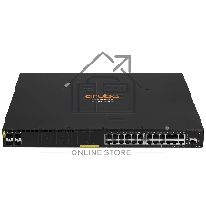 Коммутатор HPE Aruba 2930F 24G PoE+ 4SFP+, 24×1 Гбит/с PoE+ + 4×10 Гбит/с SFP+, управляемый