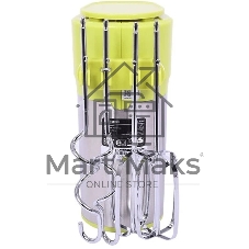 Миксер OURSSON HM4001/GA зелёный, ручной, 400 Вт, 6 скоростей