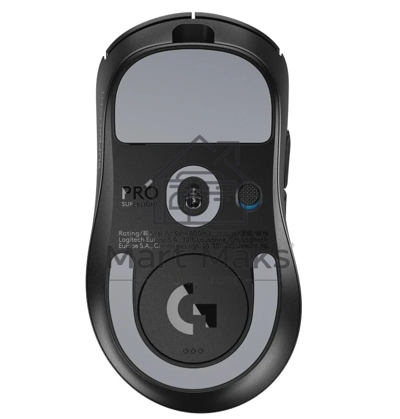 Мышь беспроводная Logitech G PRO Х Superlight 2 DEX черный, 44000 dpi, радиоканал, USB, кнопки - 5