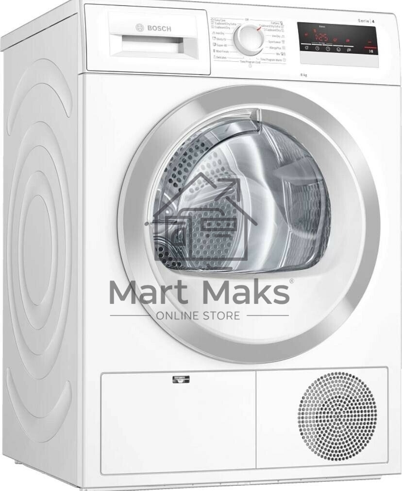 Сушильная машина Bosch WTN86211ME белый, 8 кг, сушка - конденсационная, программ - 13, 59.8 x 84.2 x 61.3 см