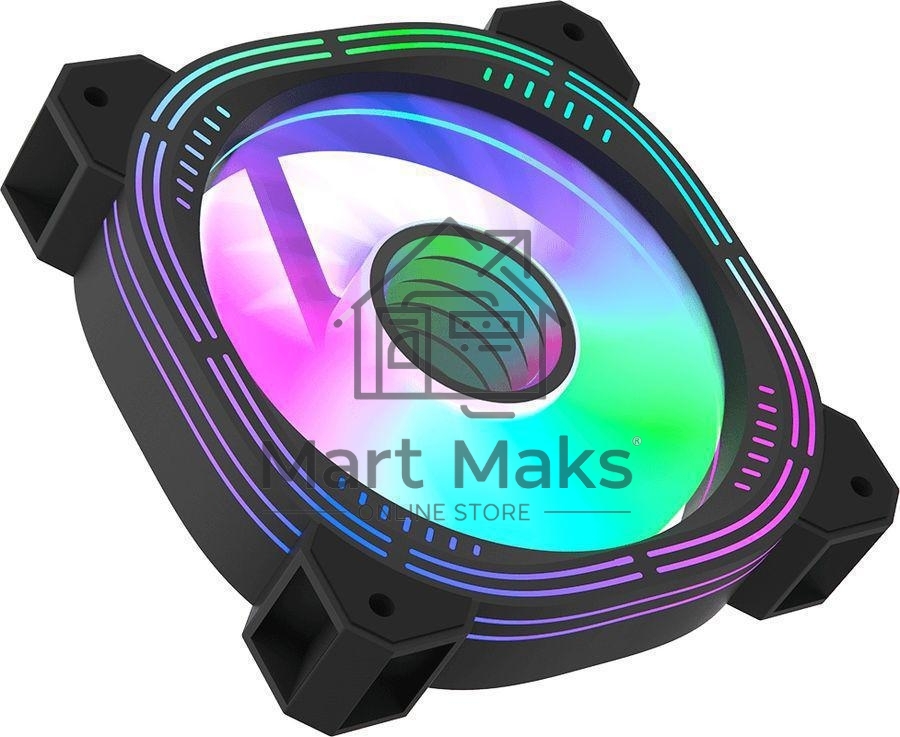 Вентилятор для корпуса Formula Nulight 12BK ARPW Reverse ARGB черный, 120 мм, 1500 об/мин, 25.34 дБ, 4 pin