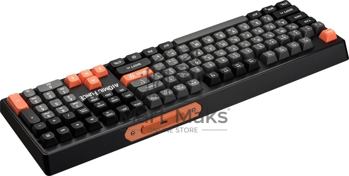 Игровая клавиатура проводная Defender Atomic Force GK-005 RU,чер/сер,108кн+FN,радуж,1.5м