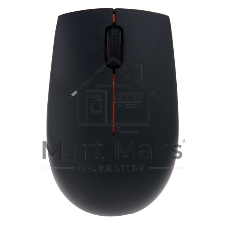 Мышь беспроводная Lenovo 300 черный, 1000 dpi, радиоканал, USB, кнопки - 3