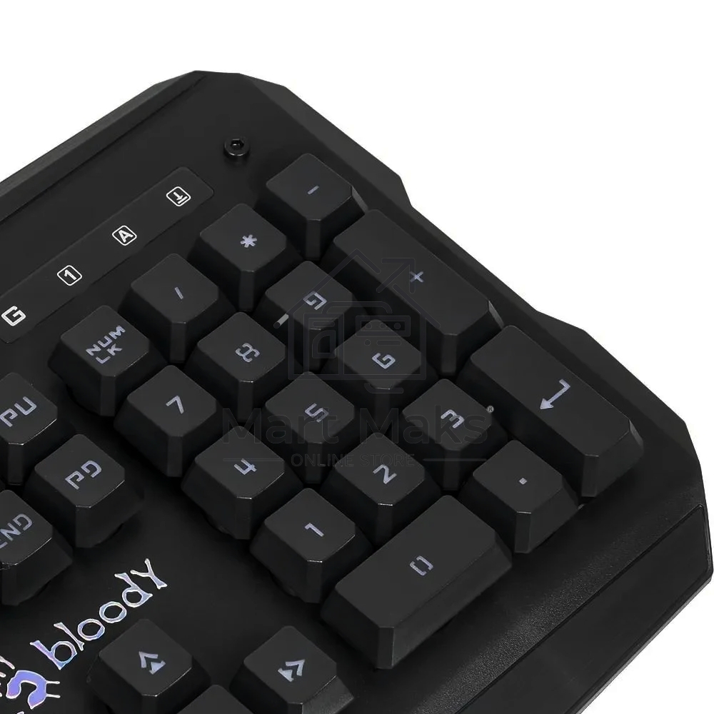 Клавиатура проводная A4tech B150N черный USB Gamer LED 1115067